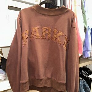 PARKE varsity crewneck